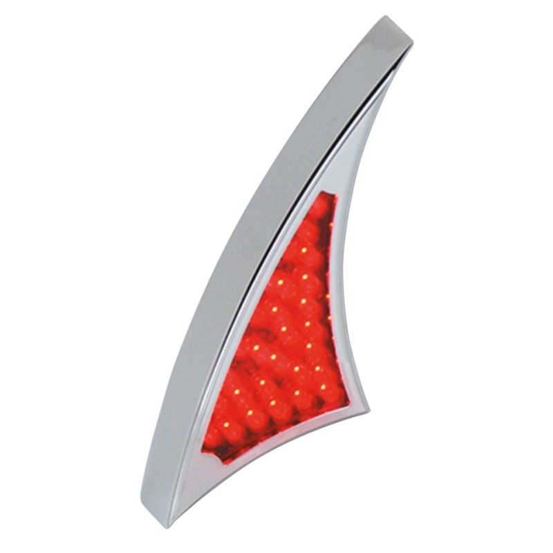 Plaque laterale avec feu arriere led gothique 160792