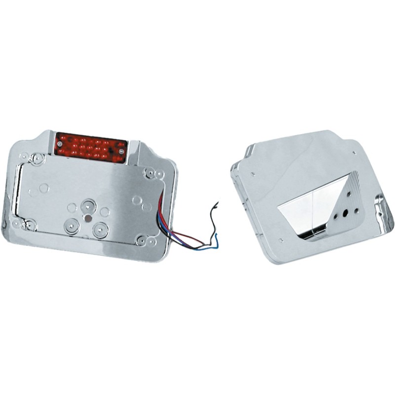 Support de plaque avec feu led 160703