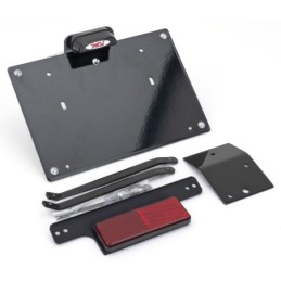 Supports de plaque d'immatriculation éclairés mcj pour milwaukee eight softail 749835
