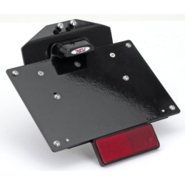 Supports de plaque d'immatriculation éclairés mcj pour milwaukee eight softail 749838