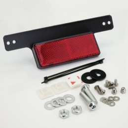 Supports de plaque d'immatriculation éclairés mcj pour milwaukee eight softail 749895