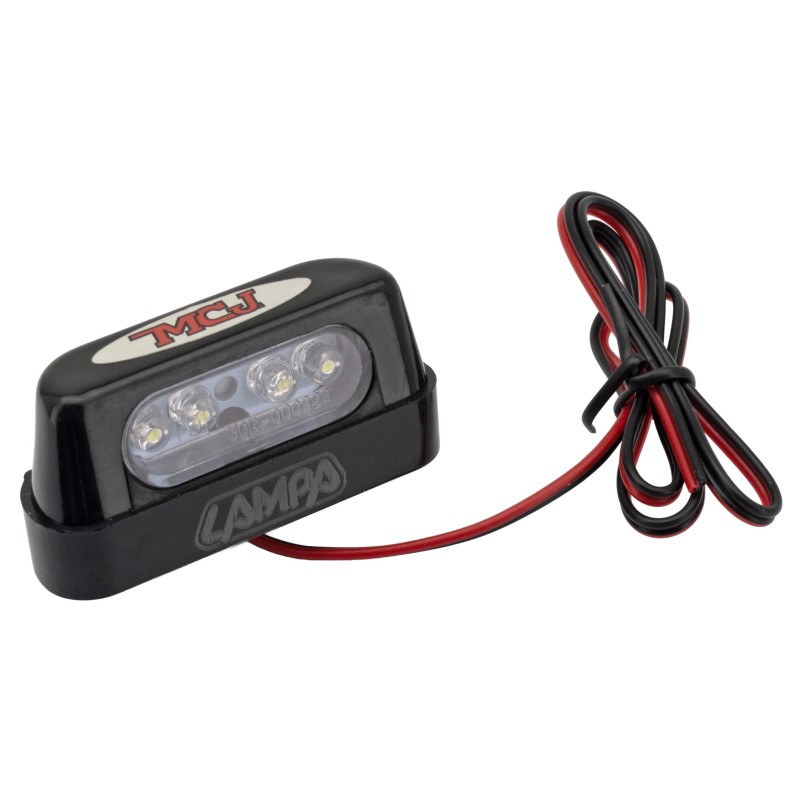Supports de plaque d'immatriculation éclairés mcj pour milwaukee eight softail 791127