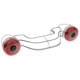 Systeme de camera arriere sans fil soundstream vision dans les clignotants 770253
