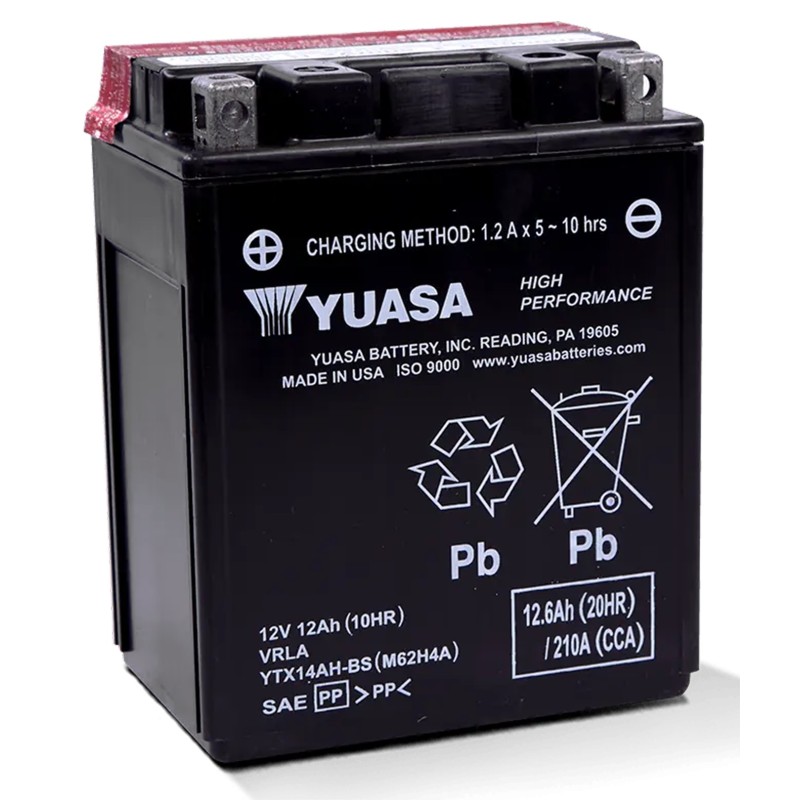 Batteries au gel sans entretient yuasa "vforce" haute puissance 710190