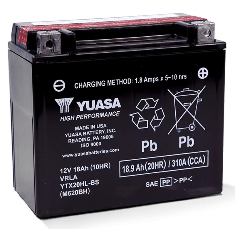 Batteries au gel sans entretient yuasa "vforce" haute puissance 710341