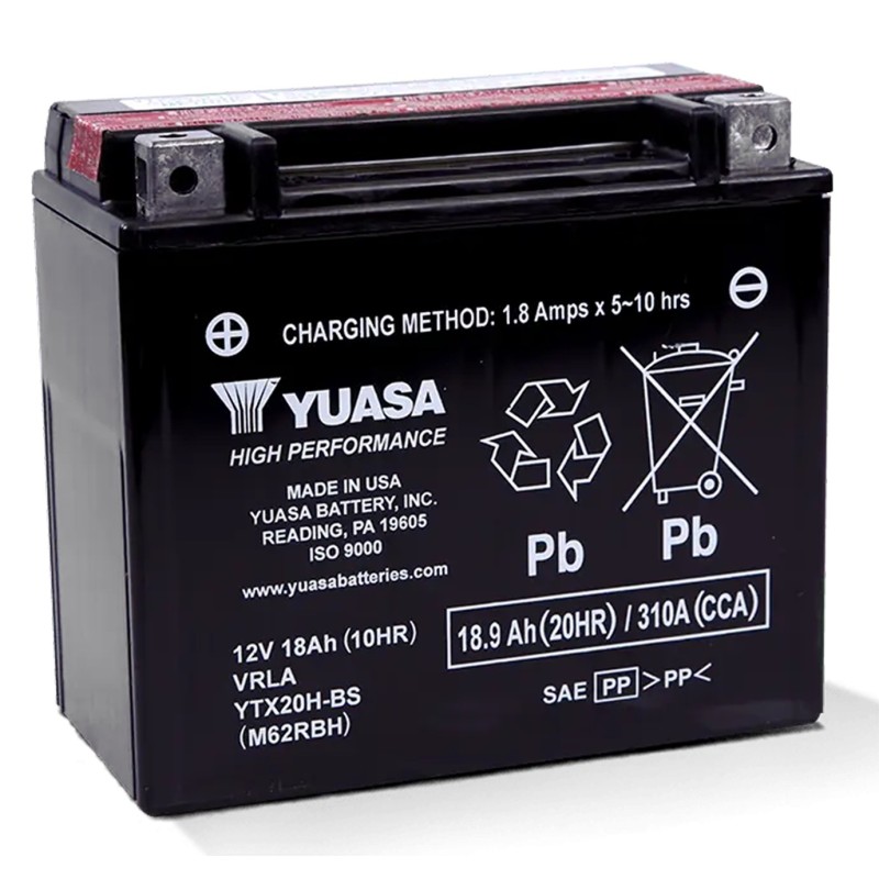 Batteries au gel sans entretient yuasa "vforce" haute puissance 710342