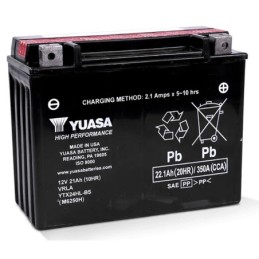 Batteries au gel sans entretient yuasa "vforce" haute puissance 738850