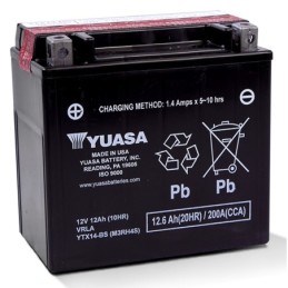 Batteries au gel sans entretient yuasa "vforce" haute puissance 738851