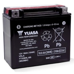 Batteries au gel sans entretient yuasa "vforce" haute puissance 738855