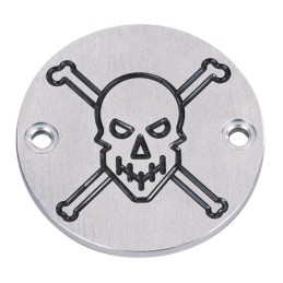 Cache allumage bad to the bones en aluminium billet 235575