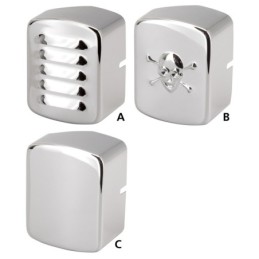 Couvercles de bobine chromes 301203
