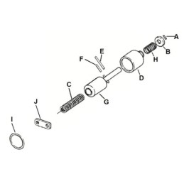 Kit de reparation de plongeur de solenoide 1965-1988 740332