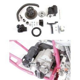 Kit demarreur electrique york pour knucklehead & panhead 789420