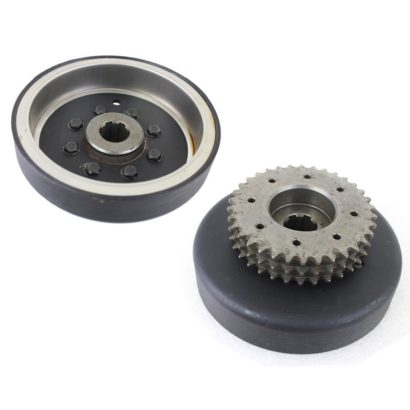 Rotor d'alternateur et cloche d'embrayage pour sportster 758677