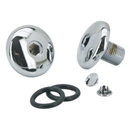 Boulons de tube fourche chrome custom 094279