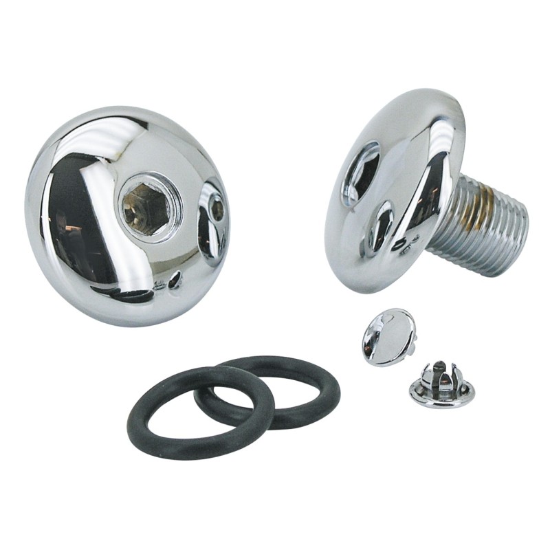 Boulons de tube fourche chrome custom 094279