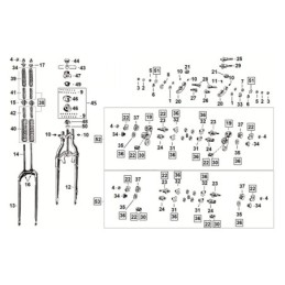 Pieces pour anciennes fourches springer 760010