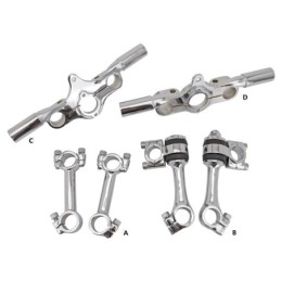 Tes superieurs & risers dog bone pour anciennes fourches springer 745876