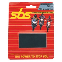 Cale de plaquettes de freins anti-vibration sbs 231268