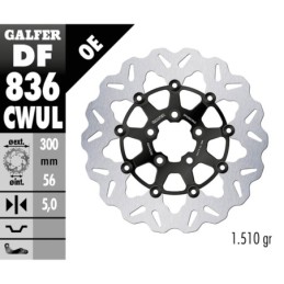Disques de frein flottants galfer "wave" 758144