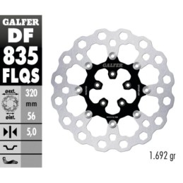Disques de frein galfer "big cubiq" 758442