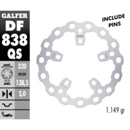Disques de frein galfer "big cubiq" 758450