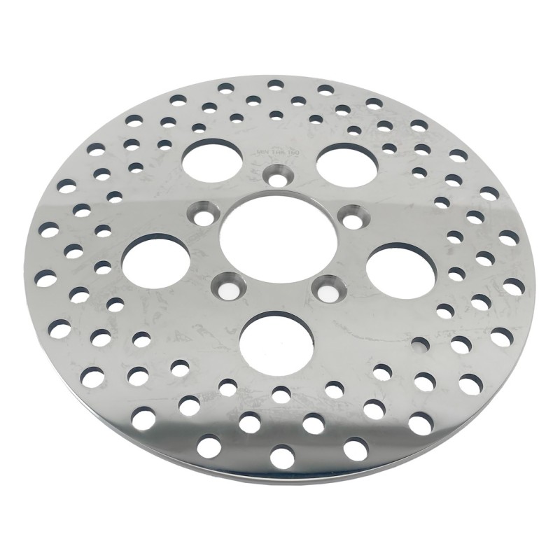 Disques de frein inox polis et perces 144610