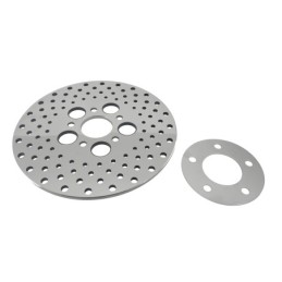 Disques de frein inox polis et perces 144611