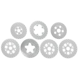 Disques de frein inox polis et perces 144611