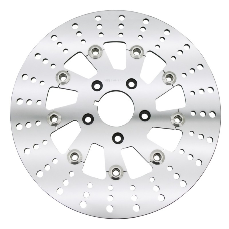 Disques flottants inox perces et polis 144601