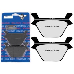 Lyndall plaquettes de frein, arriere 770921