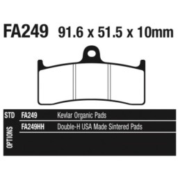 Plaquettes de frein pour etrier after market 743045