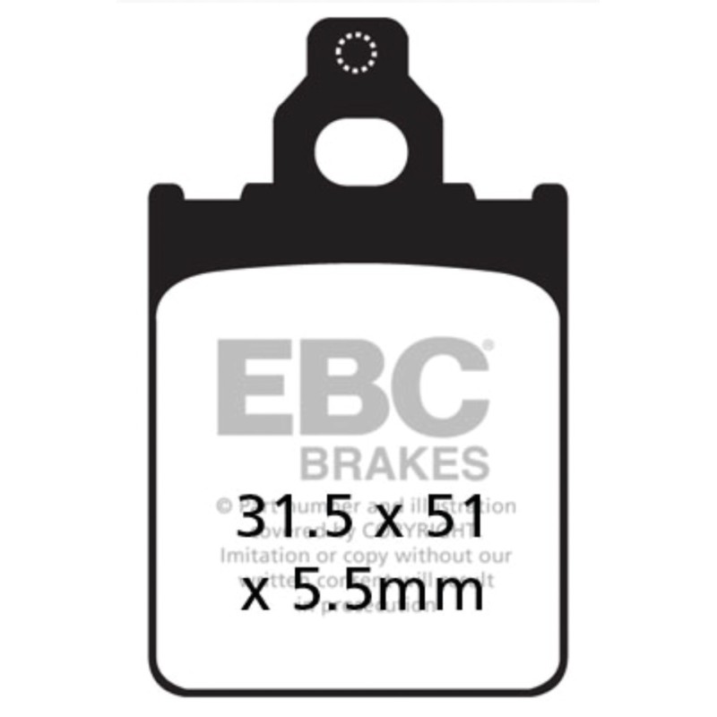 Plaquettes de frein pour etrier after market 743051