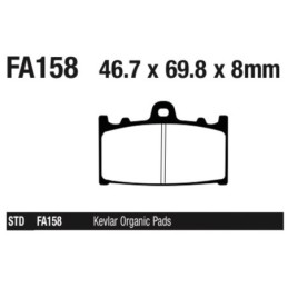 Plaquettes de frein pour etrier after market 743057