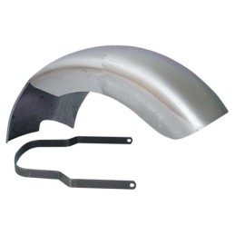 Garde-boue arriere 9" de large "ground-pounder" en acier pour rigides 090302