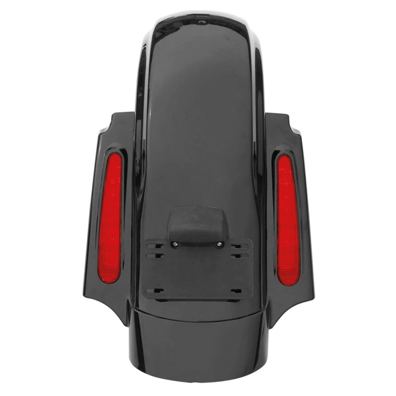 Kit de garde-boue arriere eclaire style cvo noir pour touring 2009-2013 770867
