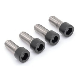 Kits de vis de garde-boue avant en inox noir 770413