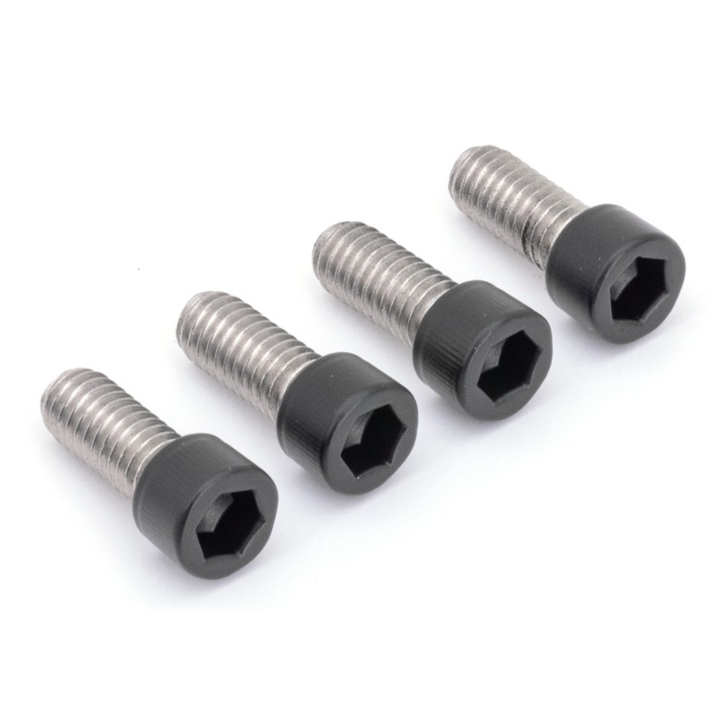 Kits de vis de garde-boue avant en inox noir 770413