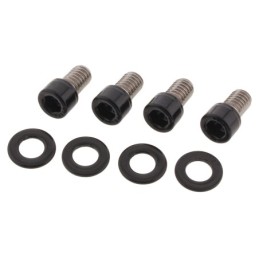 Kits de vis de garde-boue avant en inox noir 770414