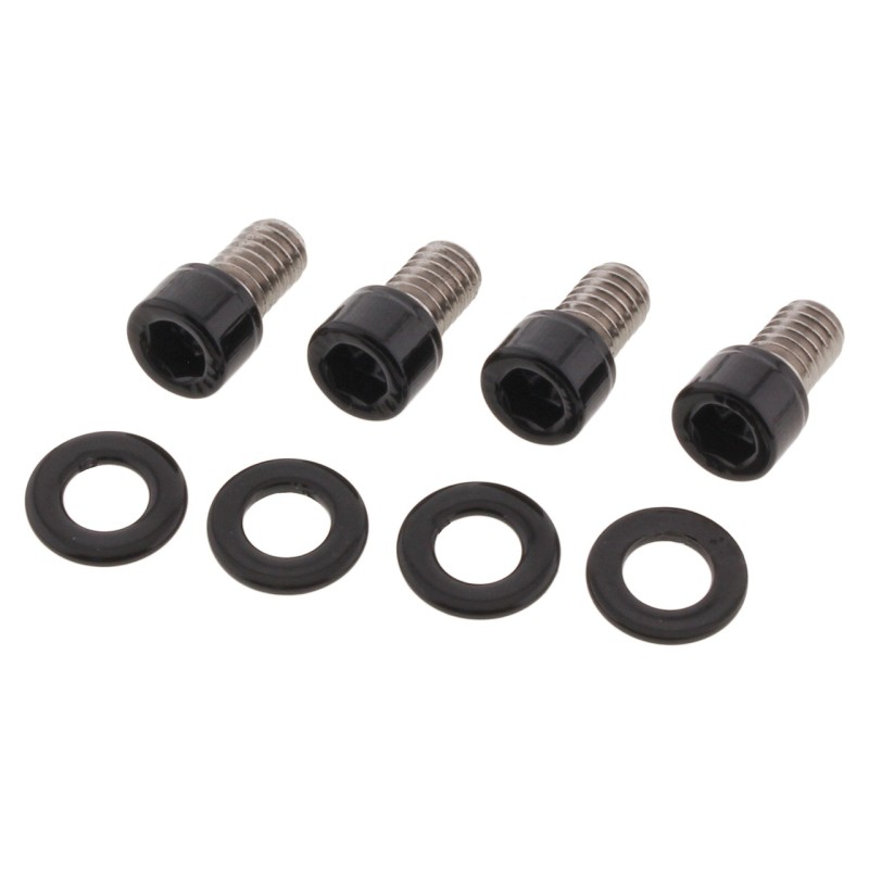 Kits de vis de garde-boue avant en inox noir 770414