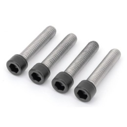 Kits de vis de garde-boue avant en inox noir 770430