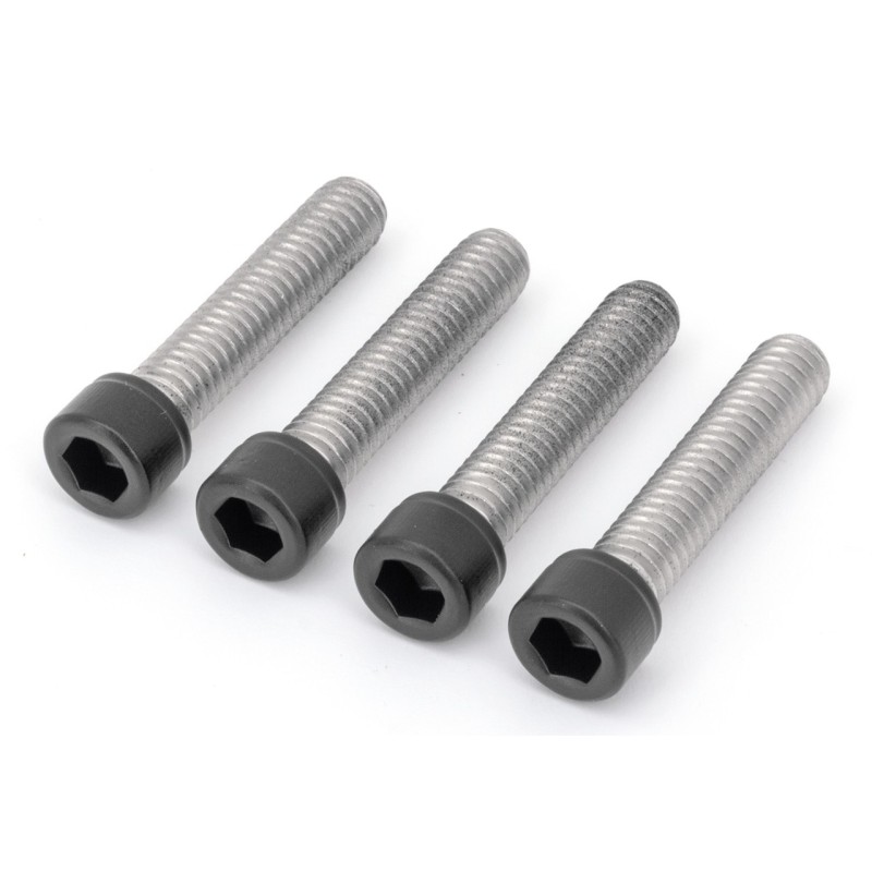Kits de vis de garde-boue avant en inox noir 770430