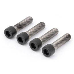 Kits de vis de garde-boue avant en inox noir 770432