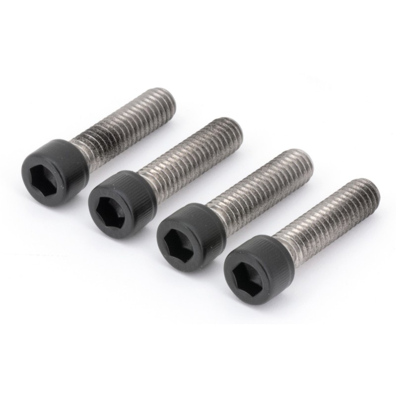 Kits de vis de garde-boue avant en inox noir 770432
