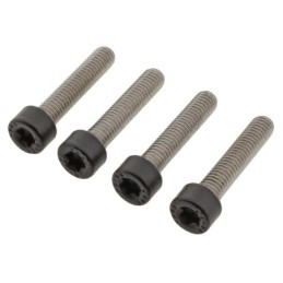 Kits de vis de garde-boue avant en inox noir 770440