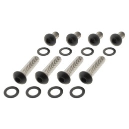 Kits de vis de garde-boue en acier inox noir 770409