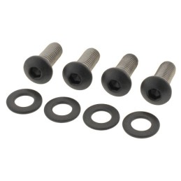 Kits de vis de garde-boue en acier inox noir 770445