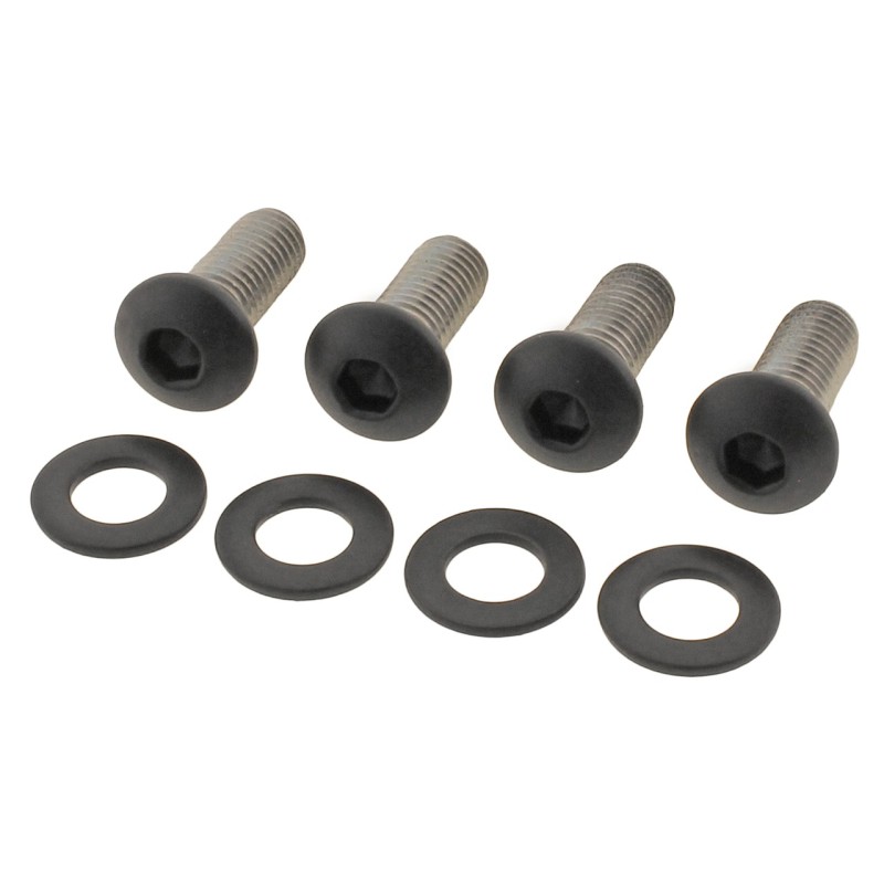 Kits de vis de garde-boue en acier inox noir 770445