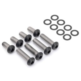 Kits de vis de garde-boue en acier inox noir 770457