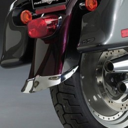 National cycle embouts de garde-boue chromes 731158